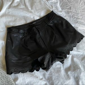 VICTORIA’S SECRET Leather Shorts